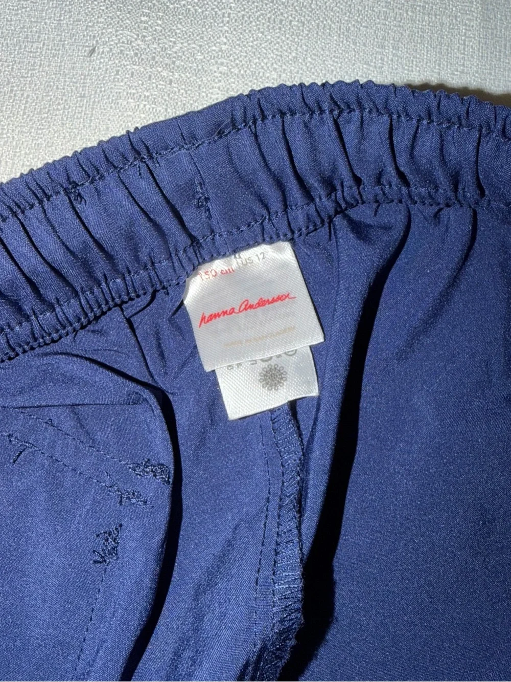 Peek Navy Long Sleeve Shirt with Yeti and New Hanna Andersson Pants size 12/150